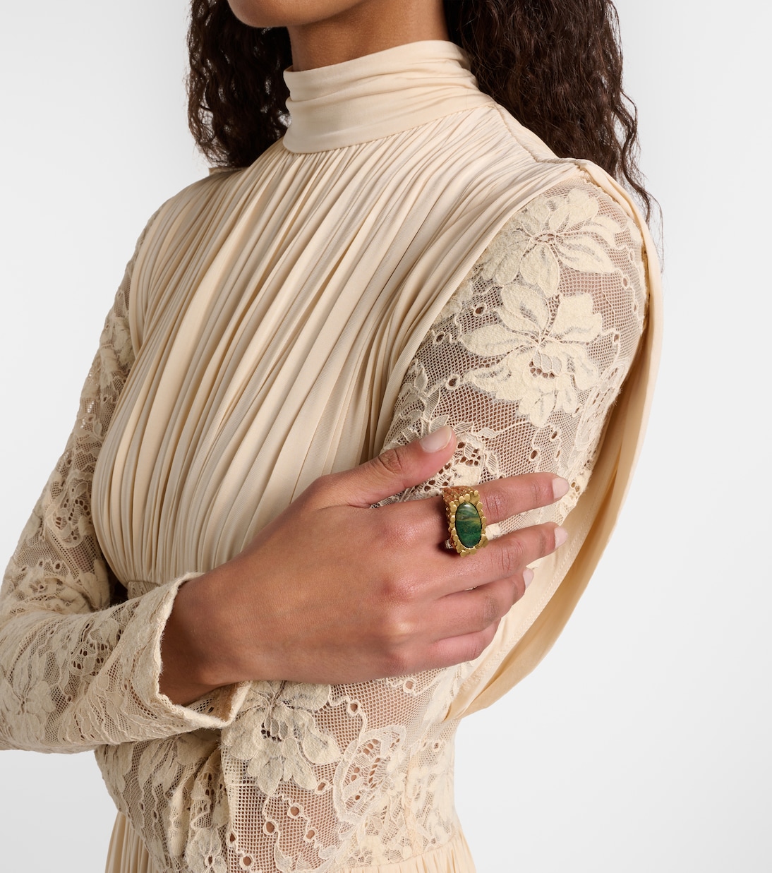 Anillo Wisp bañado en oro de 16 ct | Zimmermann