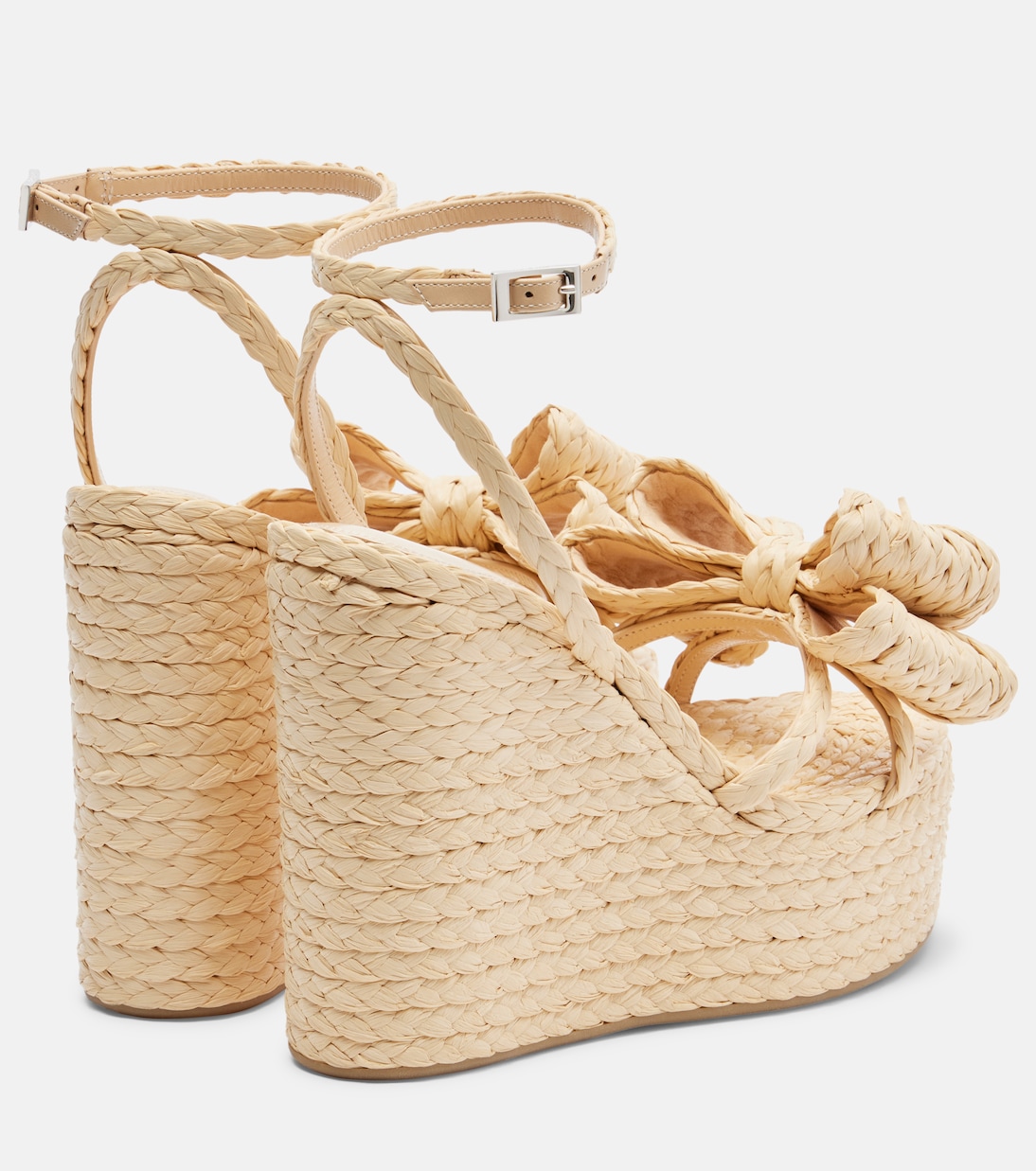 Le Cadeau raffia espadrille wedges | Mach & Mach