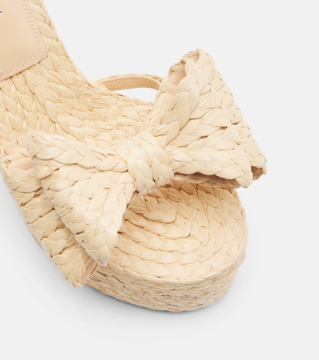 Le Cadeau raffia espadrille wedges | Mach & Mach