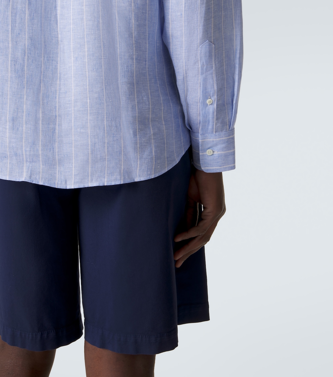 Chemise rayée en lin | Brunello Cucinelli