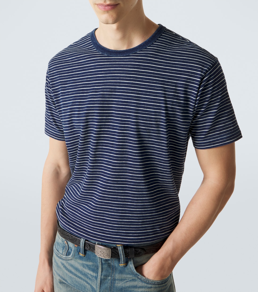 T-Shirt aus Baumwoll-Jersey | RRL