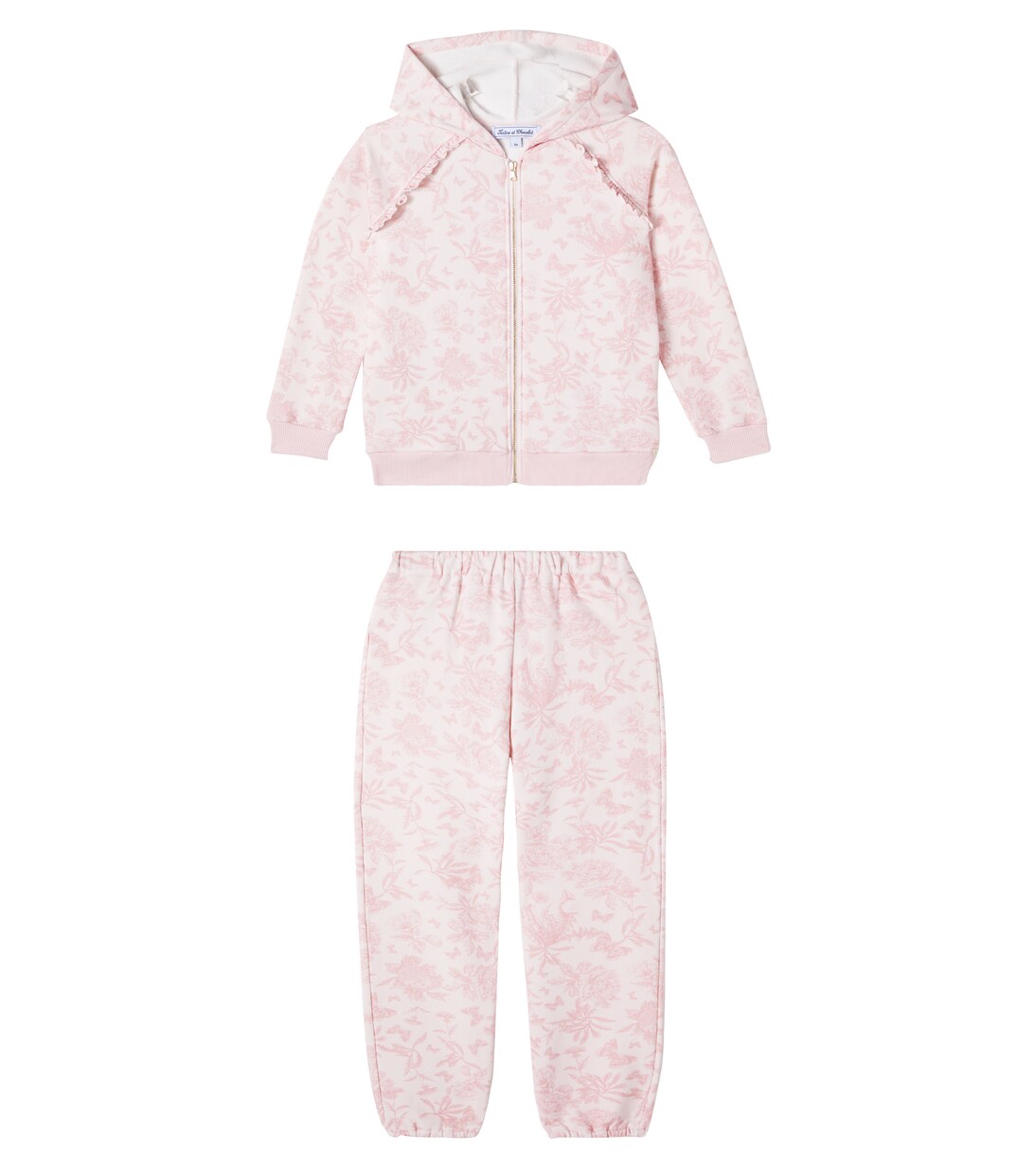 Cotton fleece hoodie and sweatpants set | Tartine et Chocolat