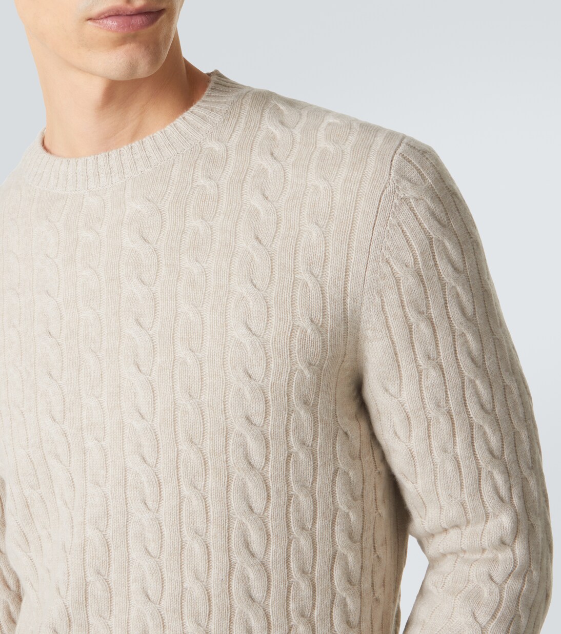 Cable-knit cashmere sweater | Arch4