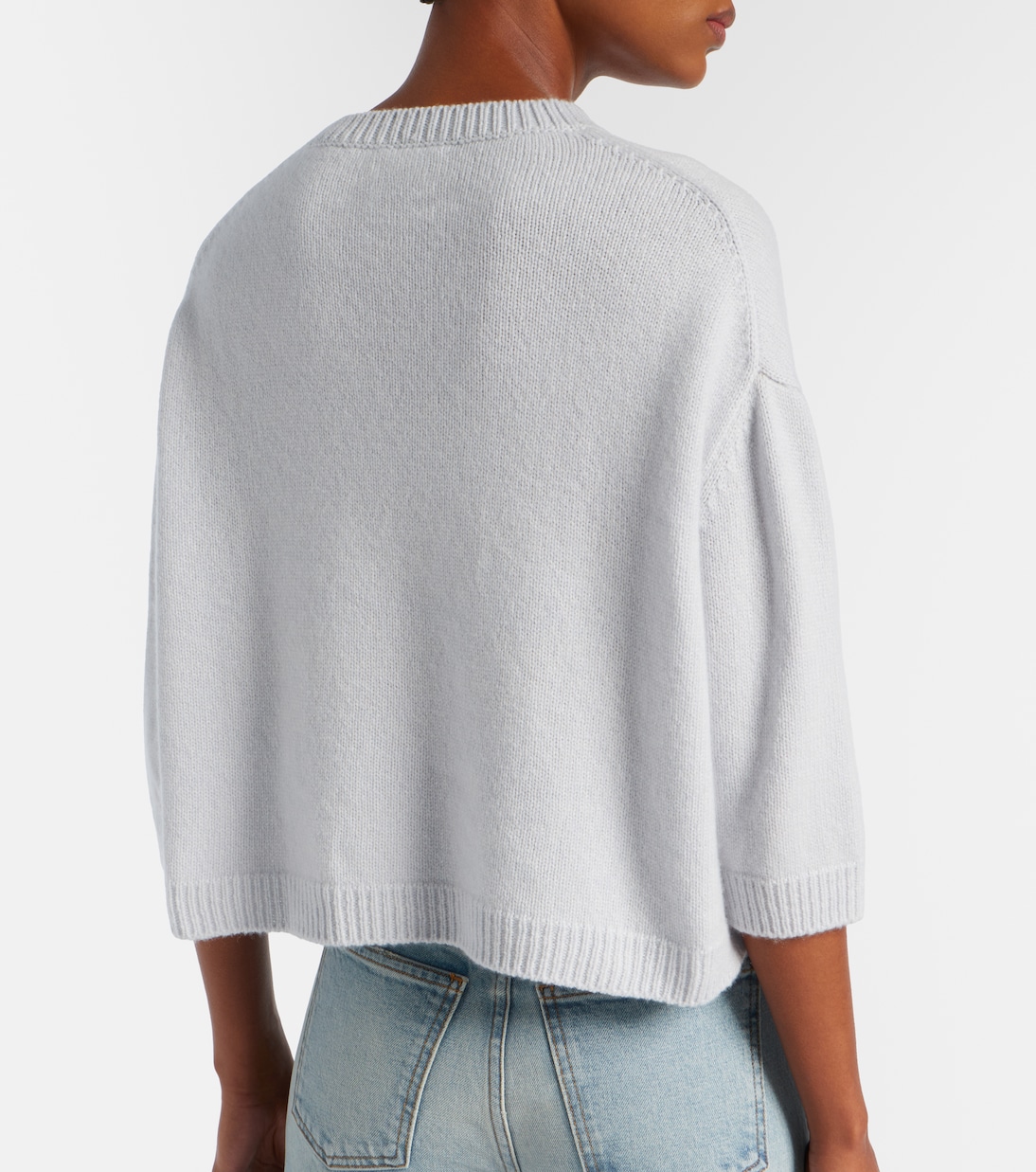 Sabina cropped cashmere sweater | Khaite