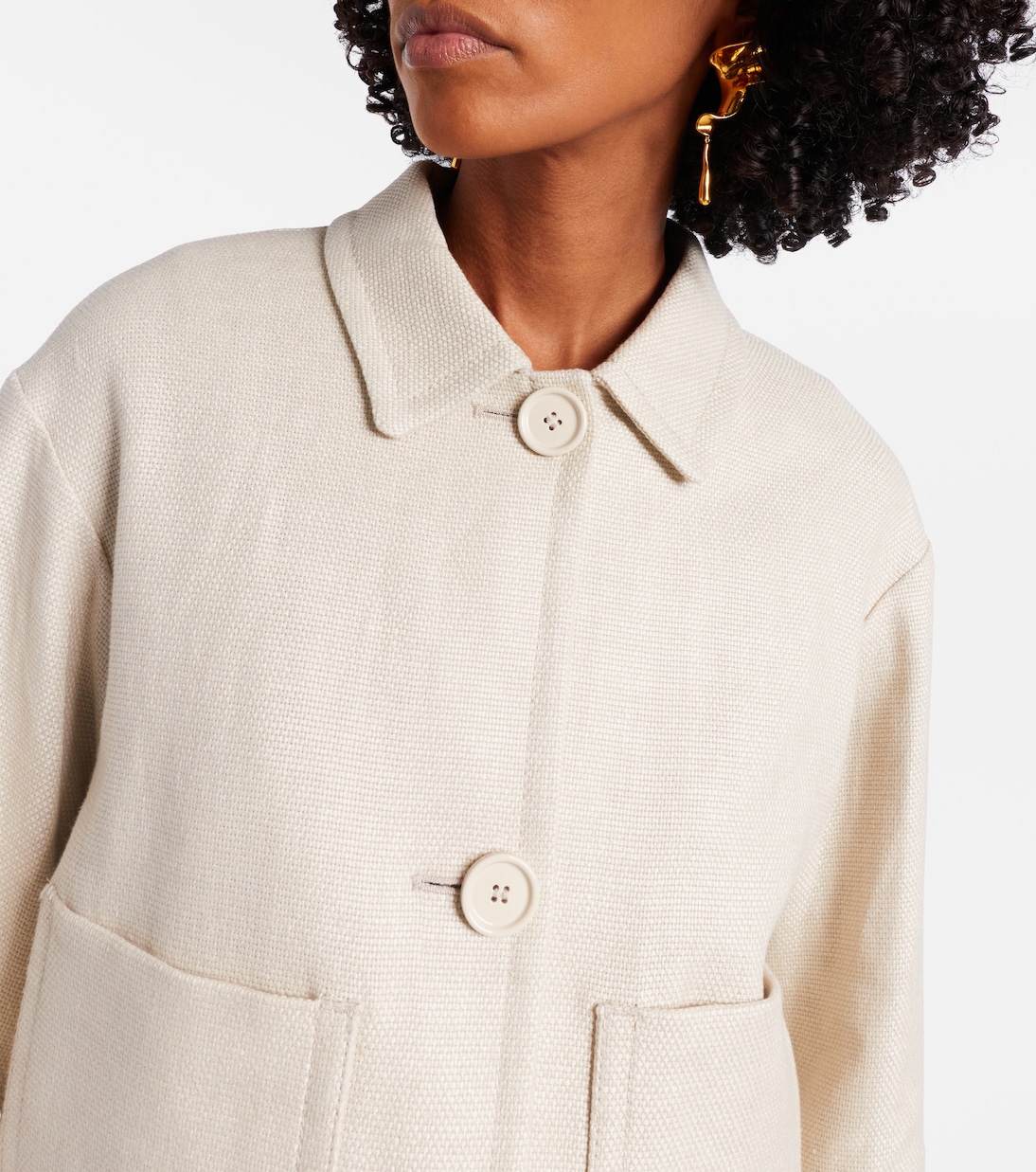 Dattero linen and cotton jacket | 'S Max Mara