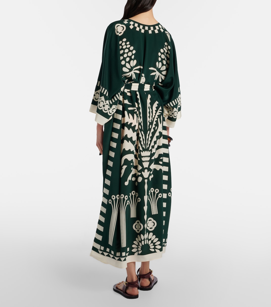 Bedruckter Kaftan aus Seide | Eres