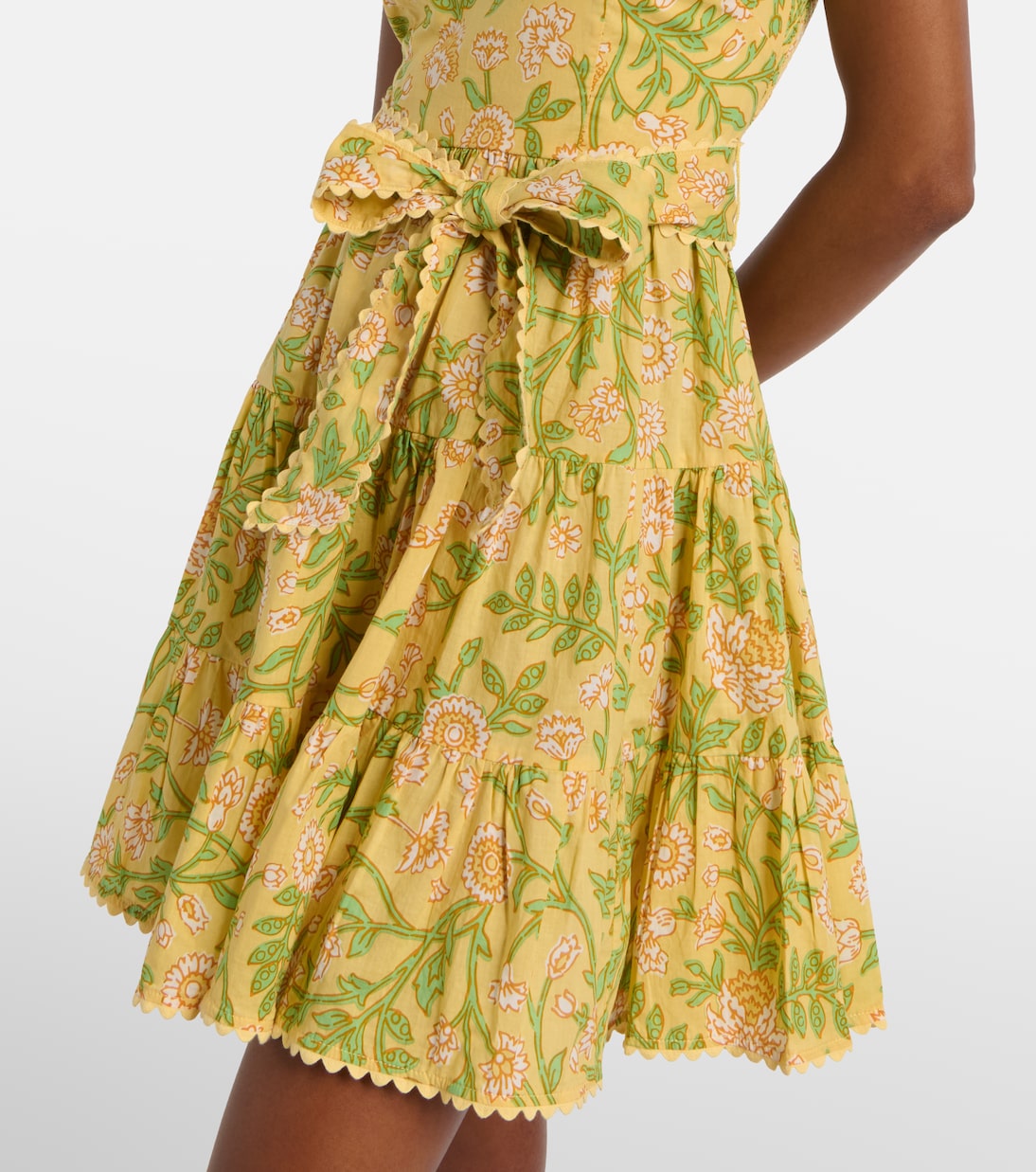 Christine cotton bandeau minidress | Poupette St Barth