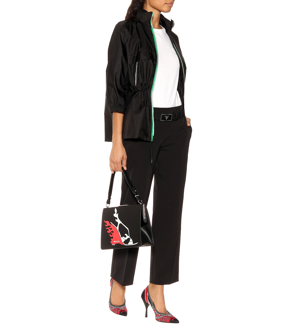 Stretch-knit pumps | Prada