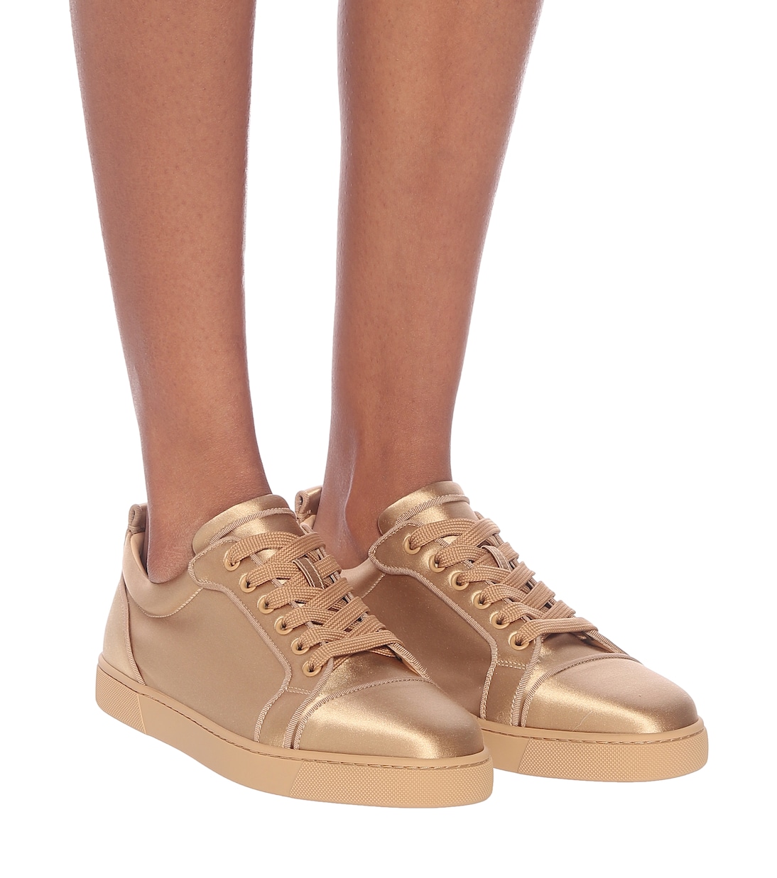 Louis Junior silk-satin sneakers | Christian Louboutin