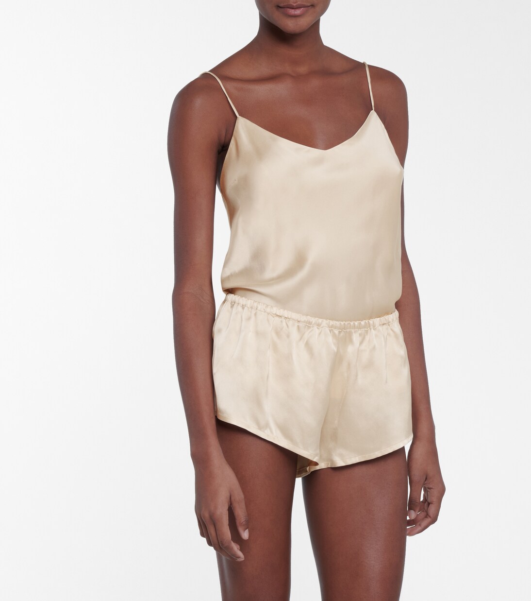 Shorts Venice in raso di seta | Asceno