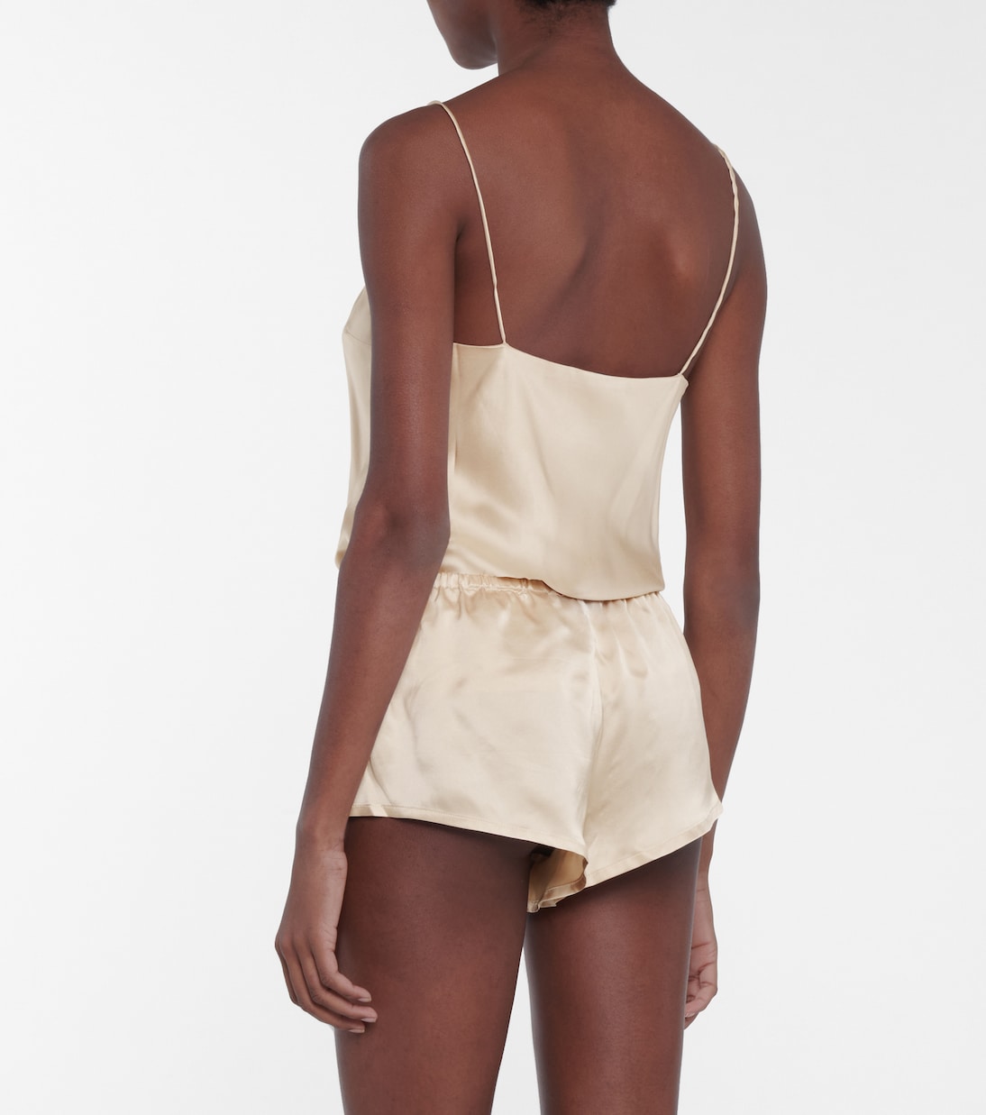 Shorts Venice in raso di seta | Asceno
