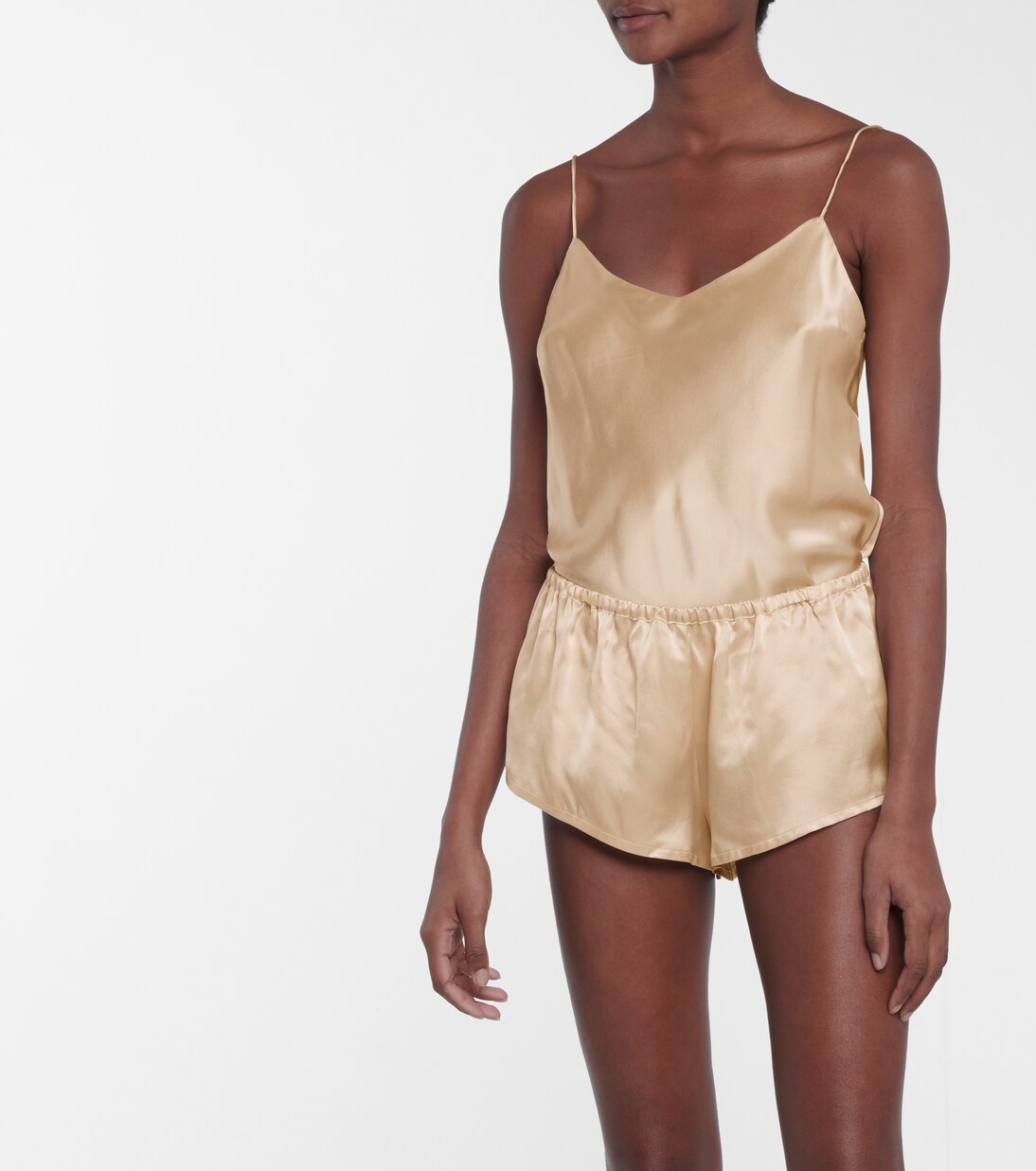 Shorts Venice in raso di seta | Asceno