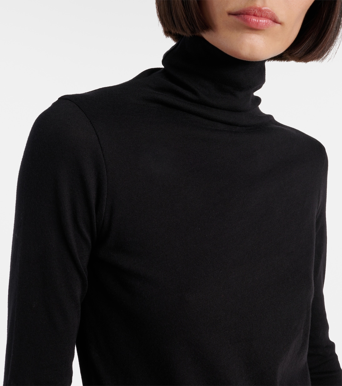 Top Essential en coton à col roulé | Vince