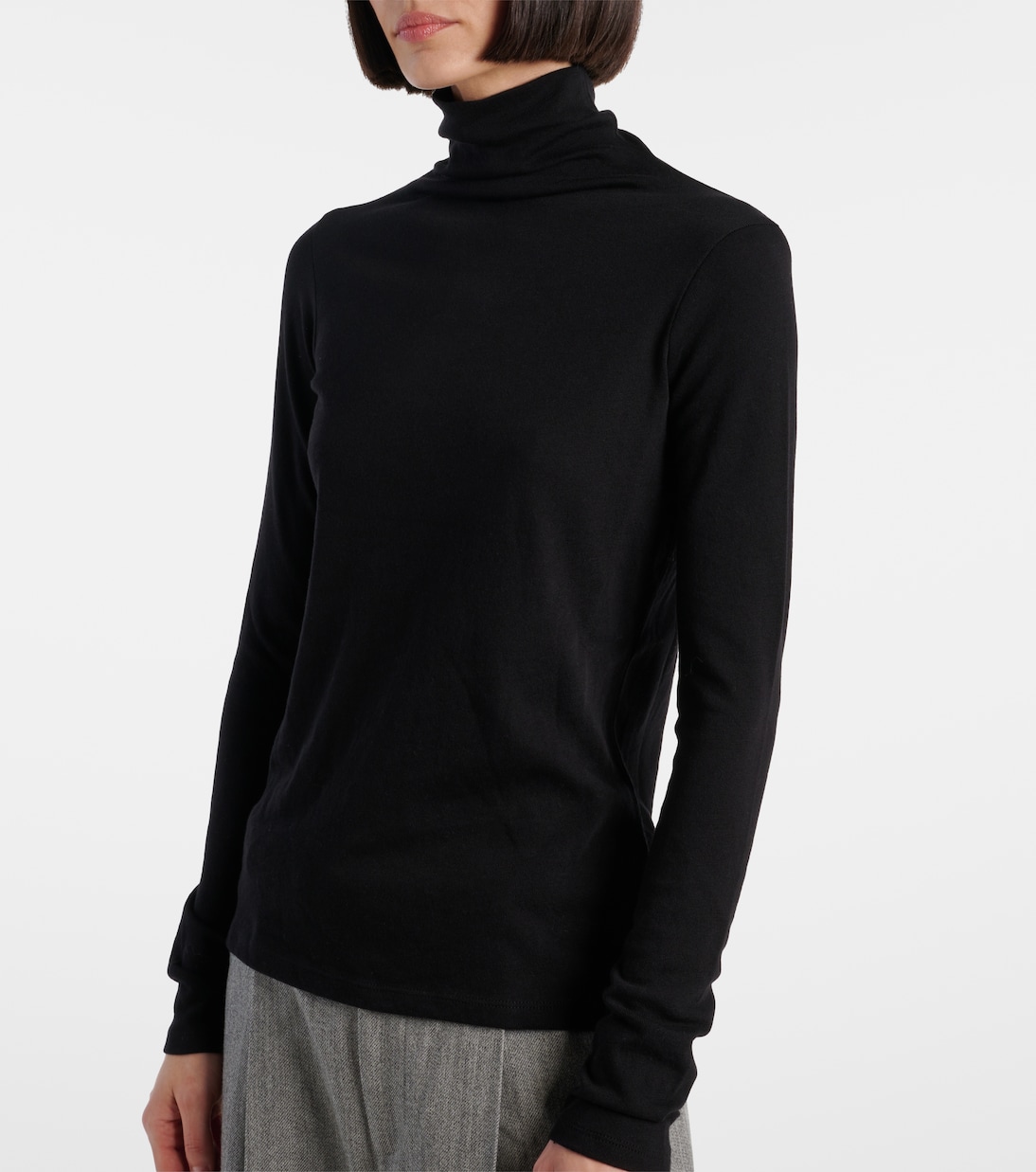 Top Essential en coton à col roulé | Vince