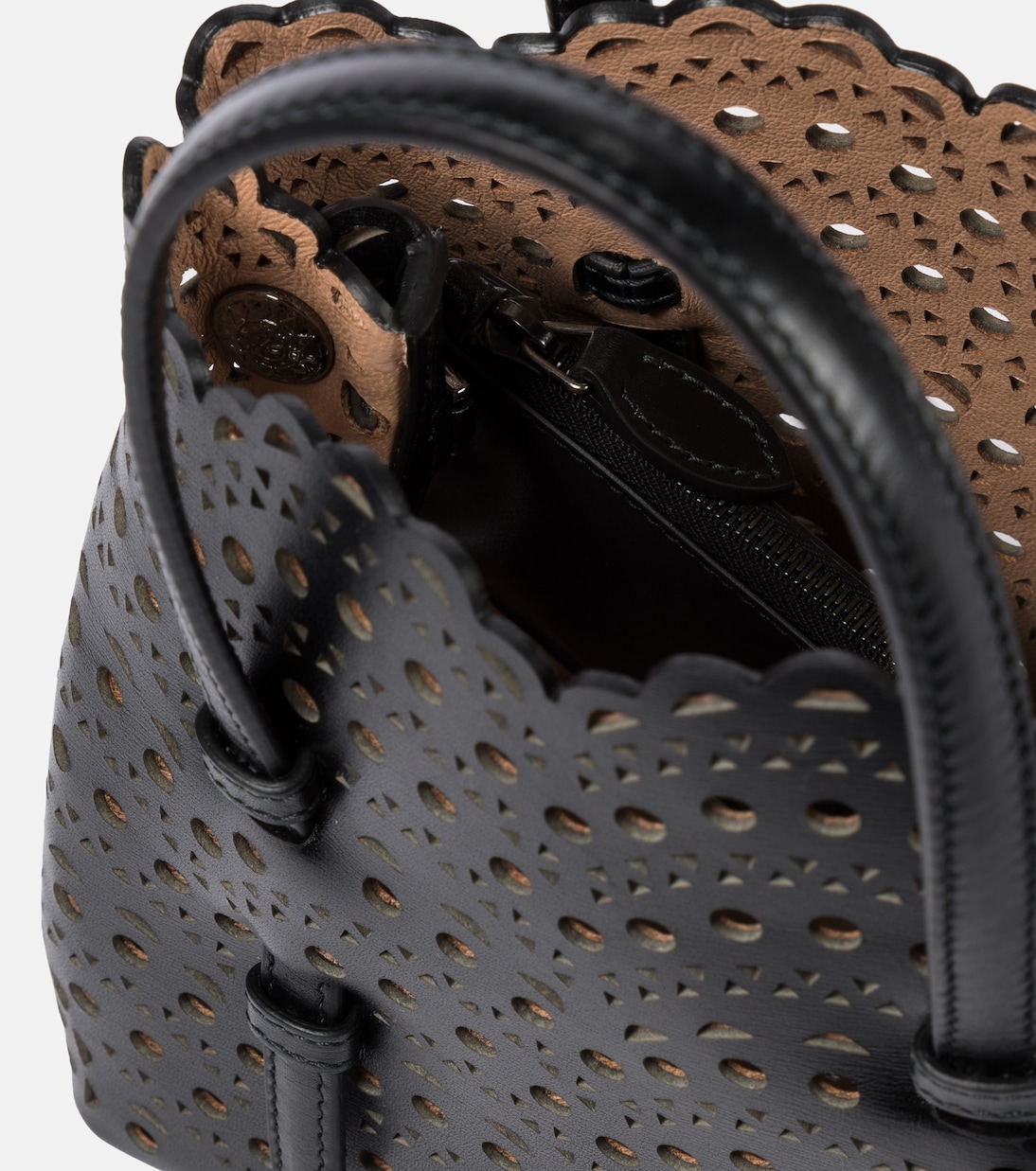 Tote Le Mina 20 Vienne Wave Mini aus Leder | Alaïa
