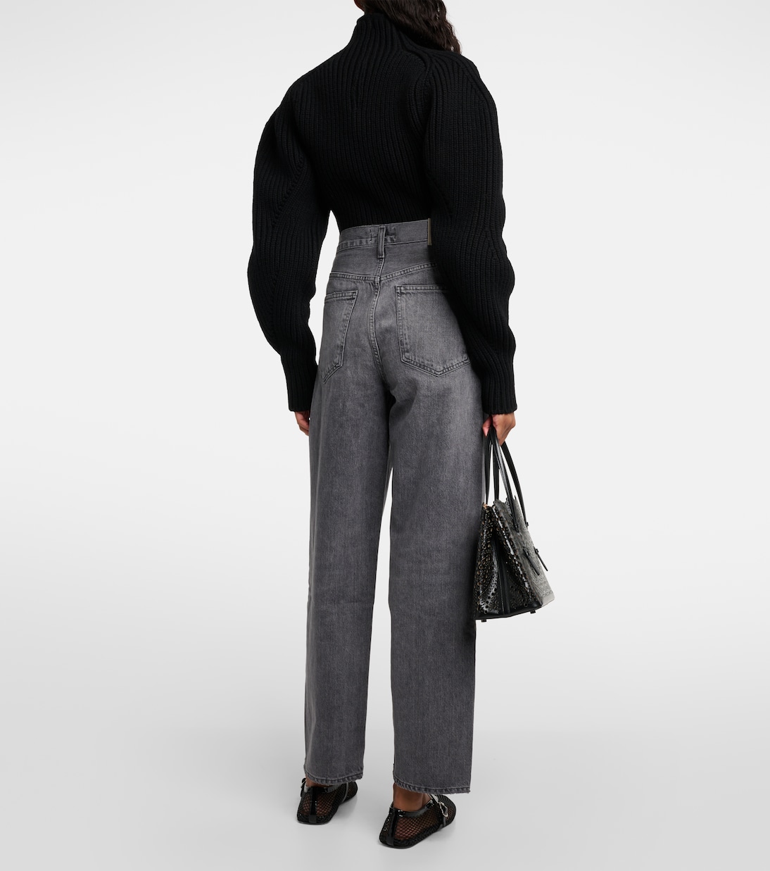 Criss Cross high-rise straight jeans | Agolde
