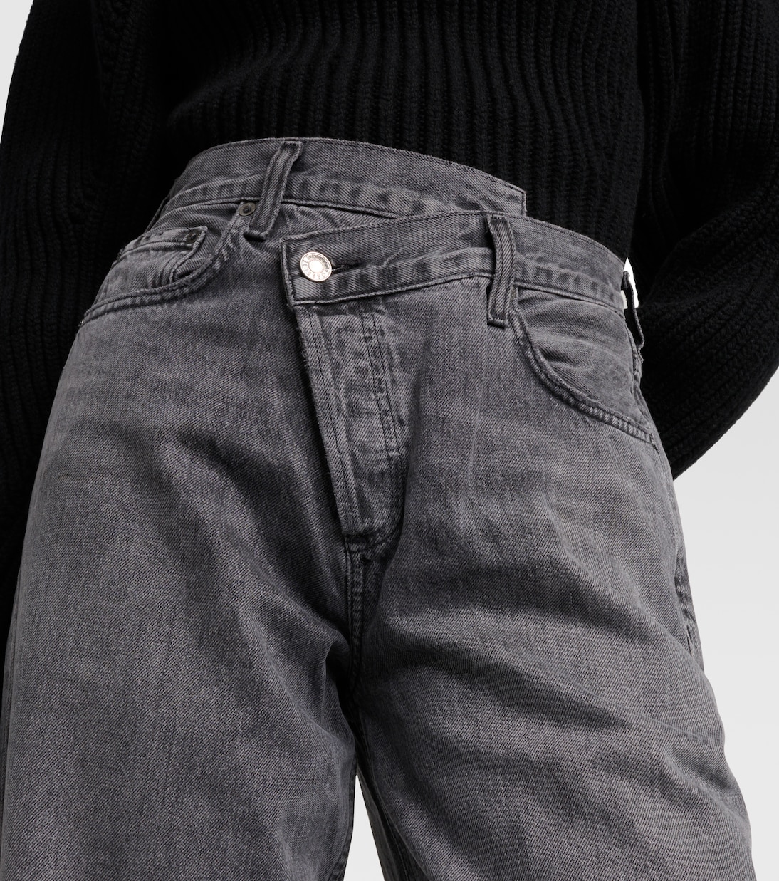 Criss Cross high-rise straight jeans | Agolde