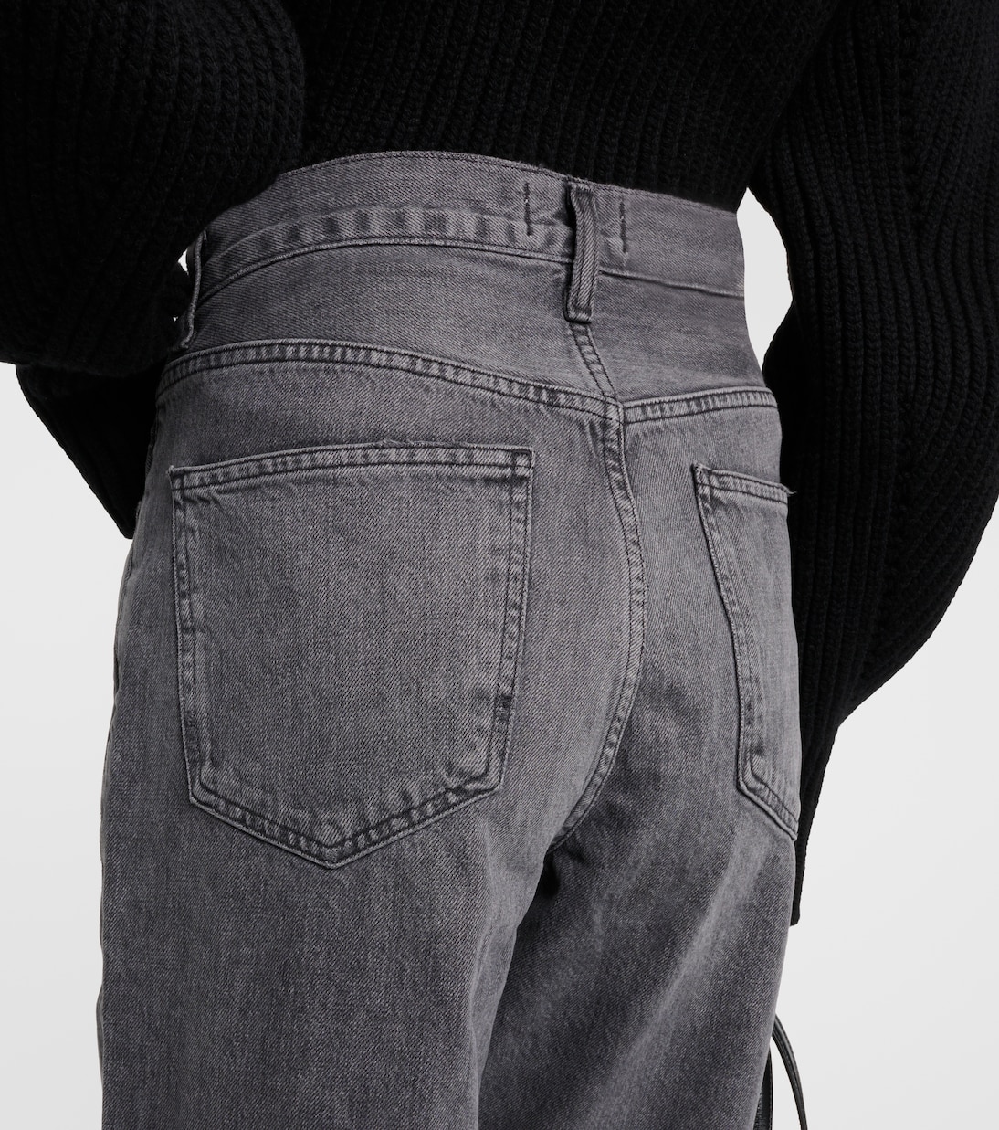 Criss Cross high-rise straight jeans | Agolde
