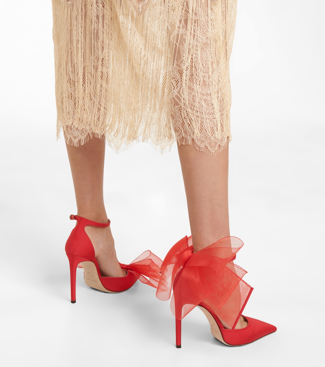 Averly 100 bow-trimmed pumps | Jimmy Choo