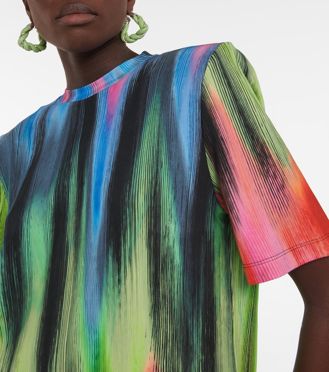 Camiseta Bella en punto fino de algodón | The Attico