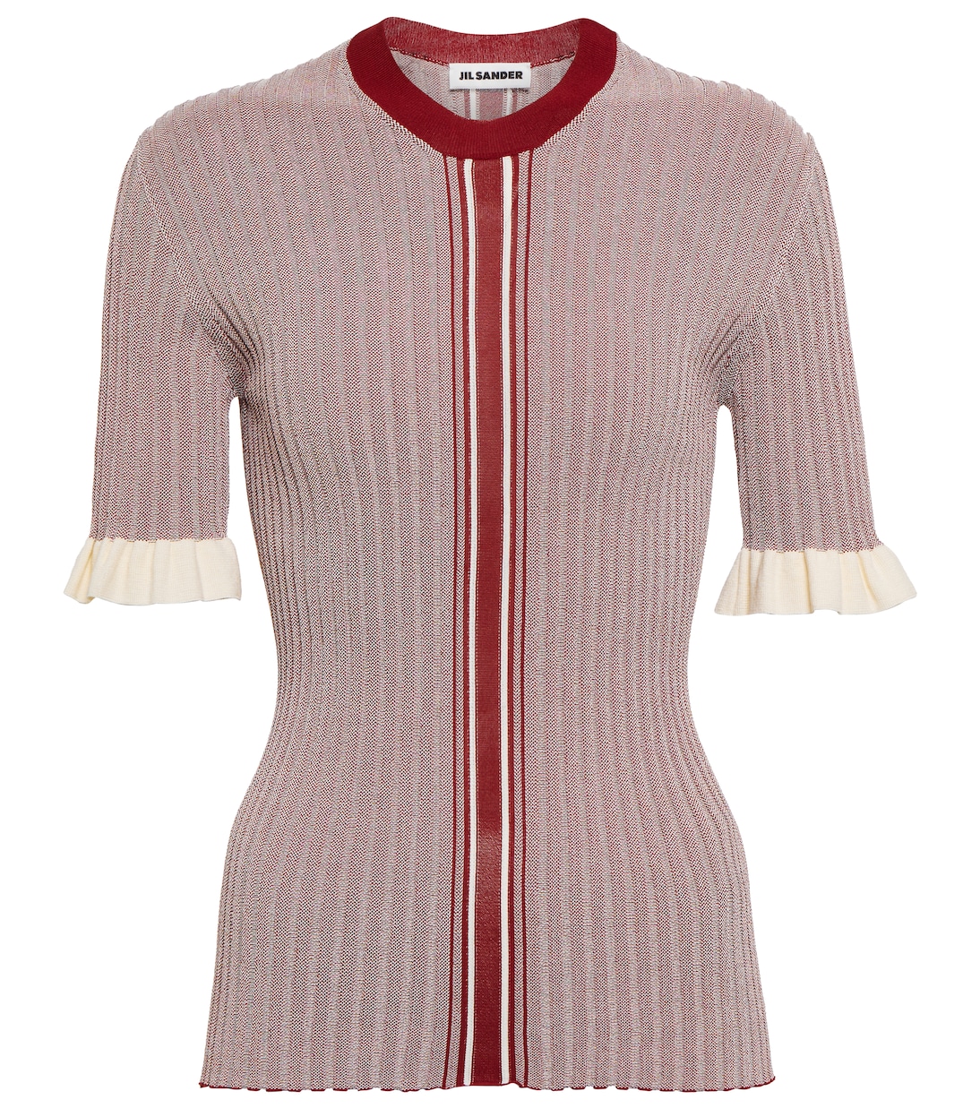Top aus Rippstrick | Jil Sander