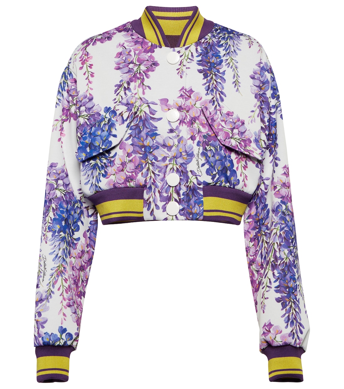 Chaqueta estampada cropped | Dolce&Gabbana