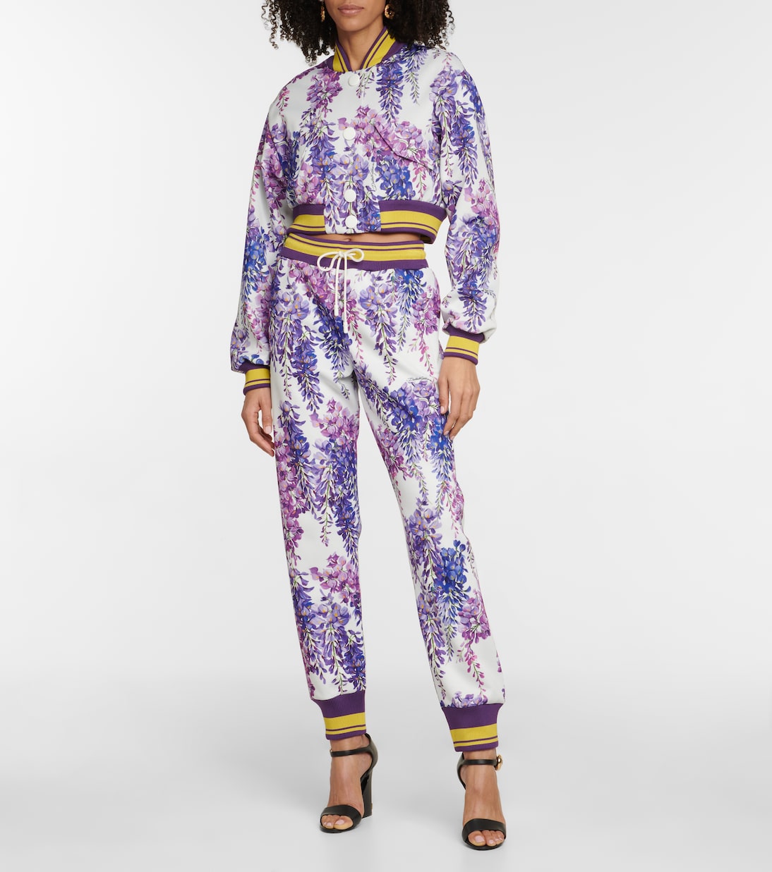 Chaqueta estampada cropped | Dolce&Gabbana