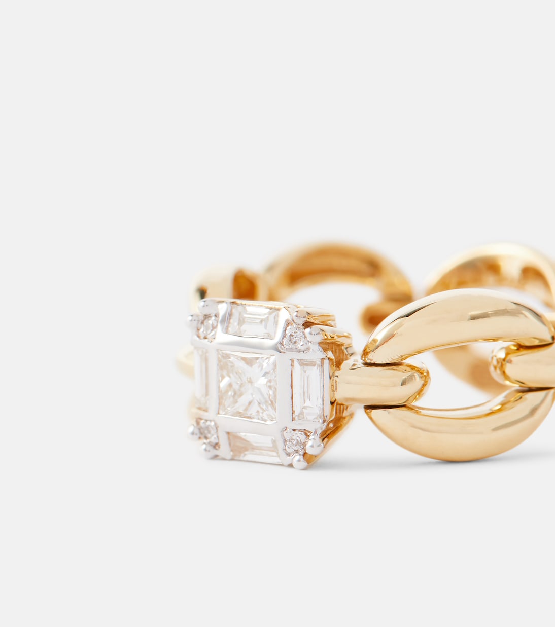 Bague Catena Petite Illusion en or 18 ct et diamants blancs | Nadine Aysoy