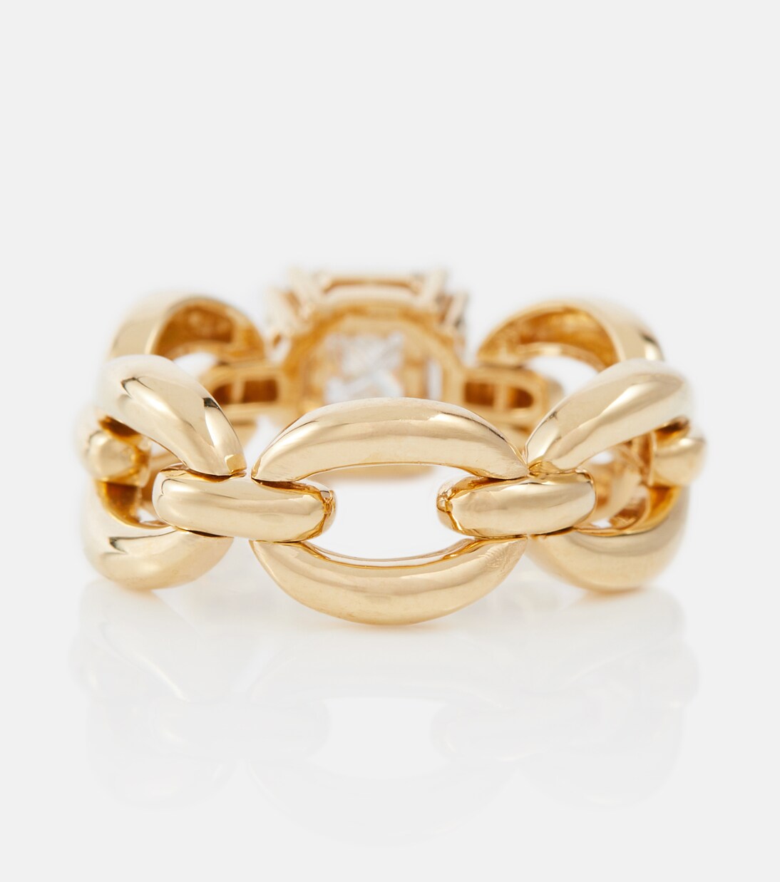 Bague Catena Petite Illusion en or 18 ct et diamants blancs | Nadine Aysoy