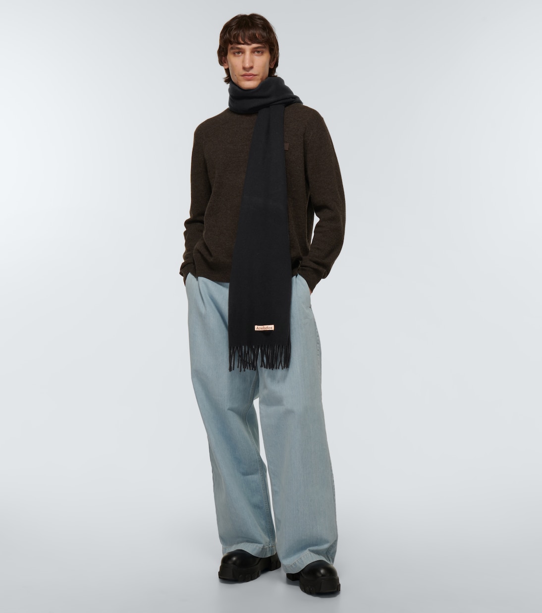 Fringed wool scarf | Acne Studios