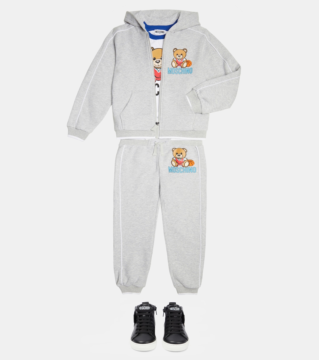 Baskets en cuir | Moschino Kids