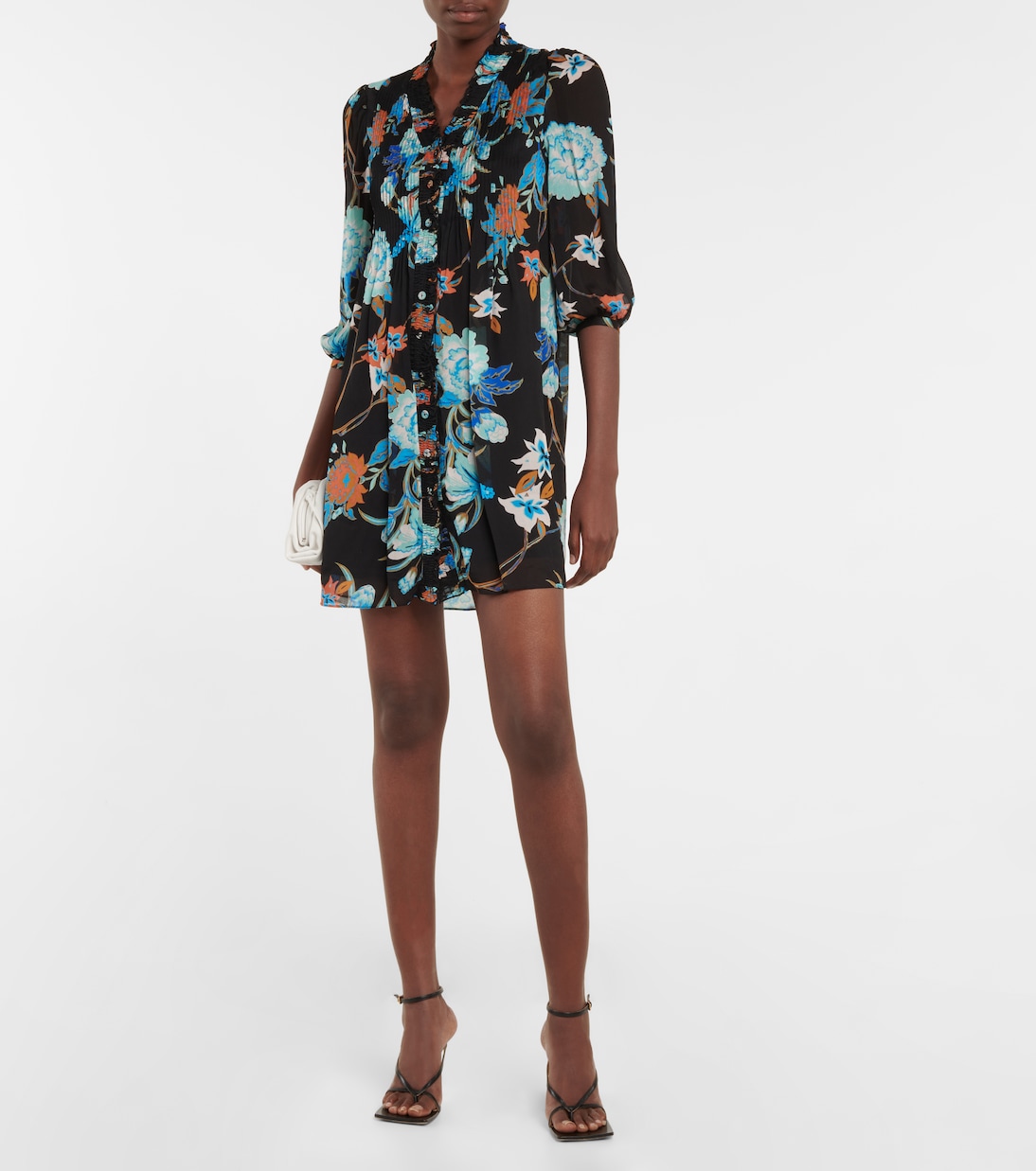 Pleated floral dress | Diane von Furstenberg