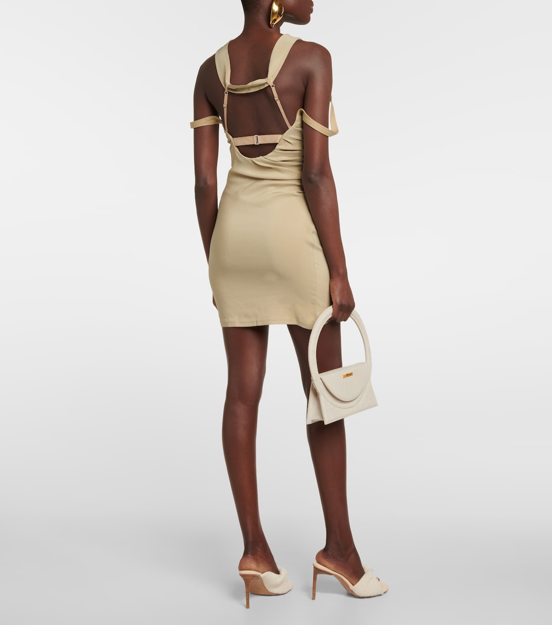 La Robe Soffio draped minidress | Jacquemus