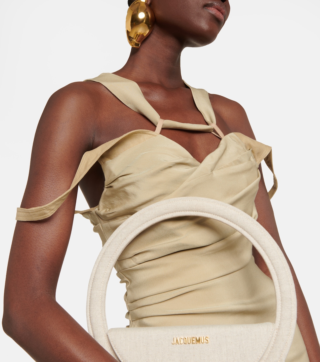 La Robe Soffio draped minidress | Jacquemus