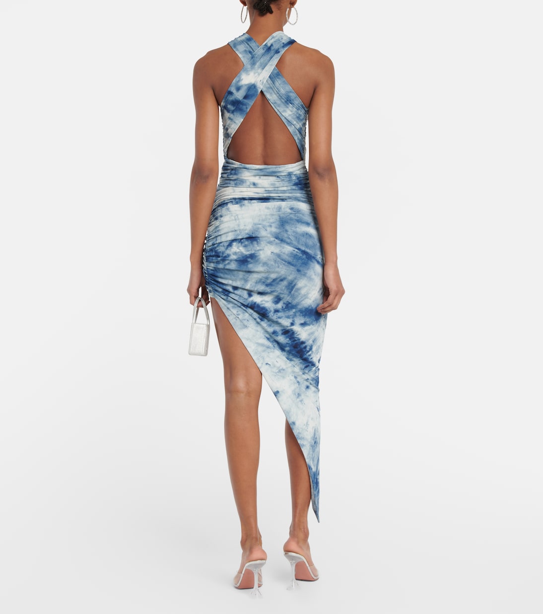 Printed cut-out midi dress | Alexandre Vauthier