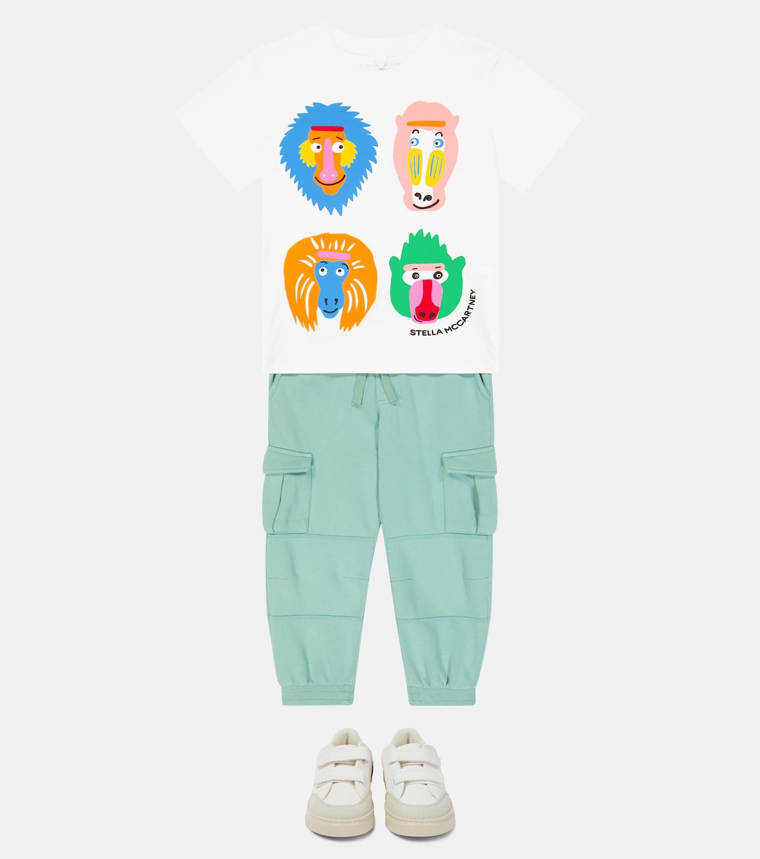 프린트 코튼 저지 티셔츠 | Stella McCartney Kids
