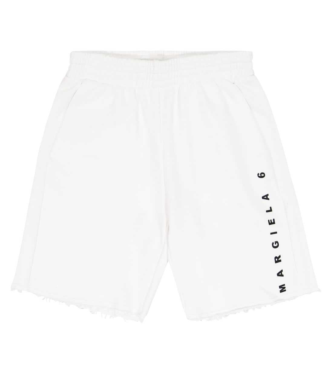 Shorts en jersey de algodón con logo | MM6 Maison Margiela Kids