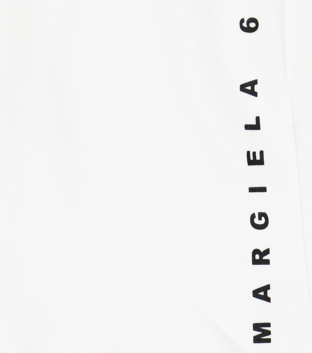 Shorts en jersey de algodón con logo | MM6 Maison Margiela Kids