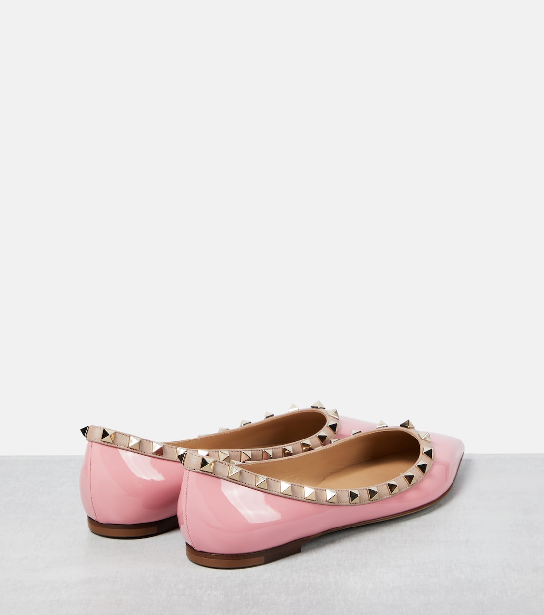 Bailarinas Rockstud de charol | Valentino Garavani