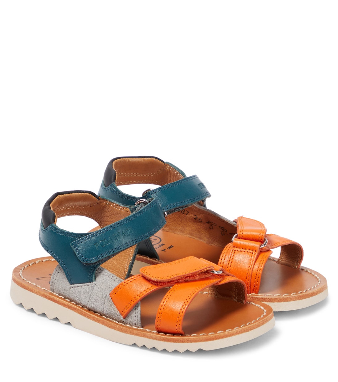 Sandali Waff Jimy in pelle | Pom d'Api