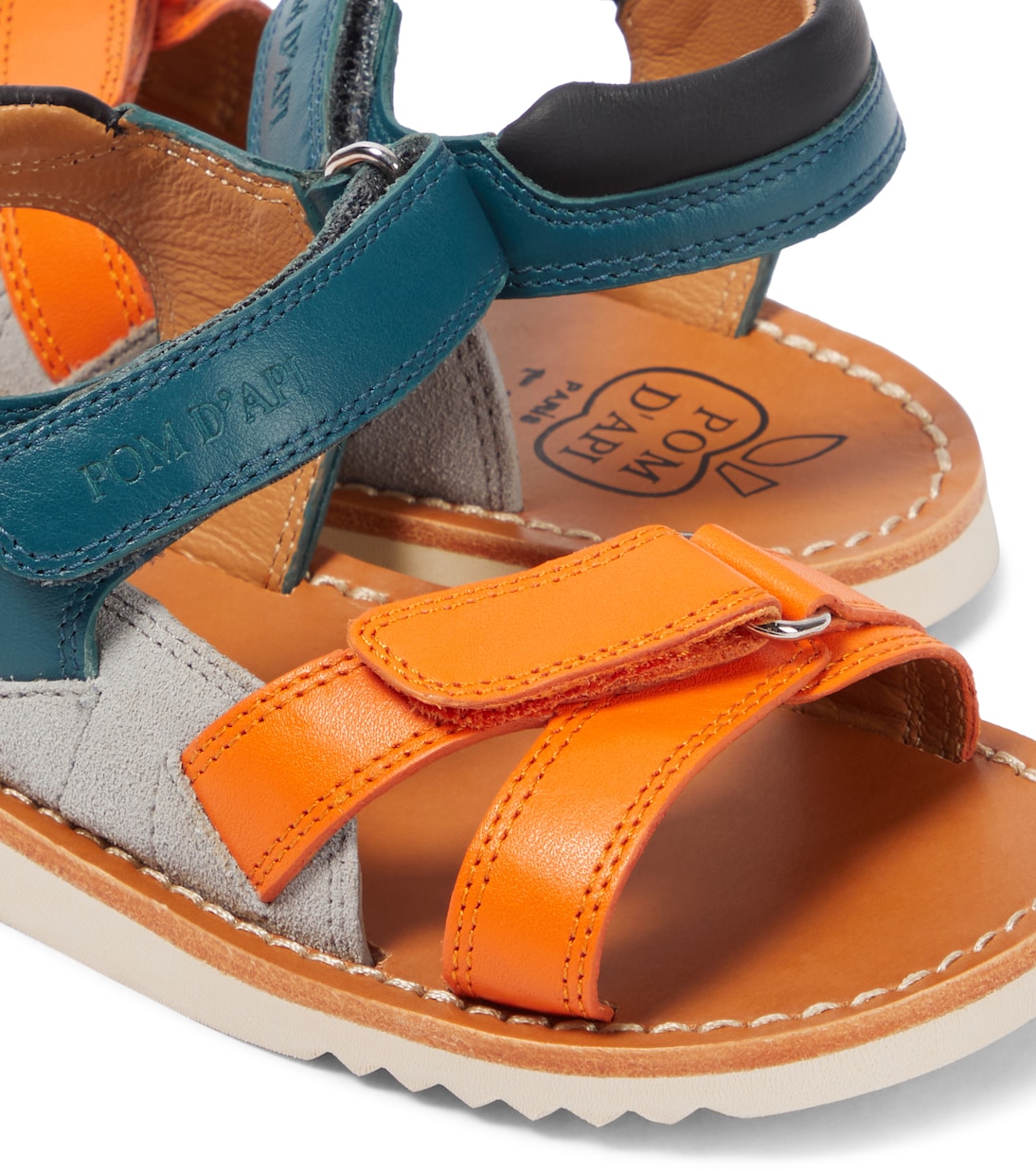 Sandali Waff Jimy in pelle | Pom d'Api