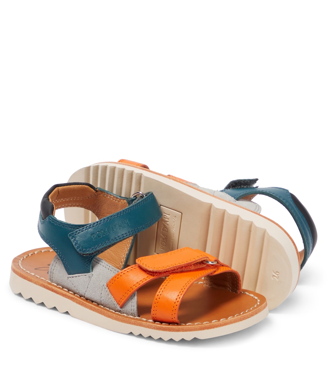 Sandali Waff Jimy in pelle | Pom d'Api