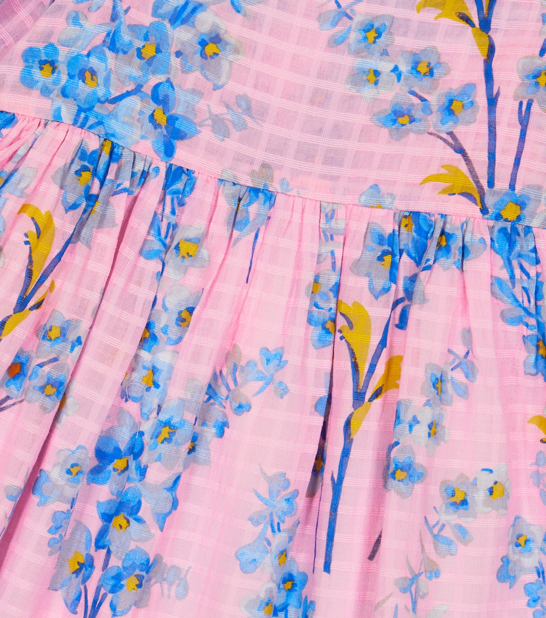 Suzy Delphinium printed cotton dress | Morley