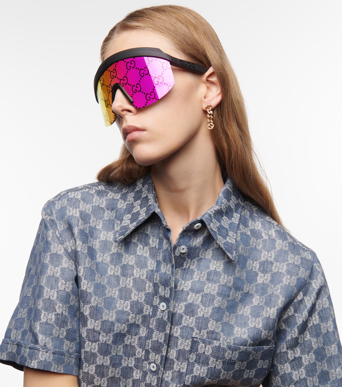 Occhiali da sole a maschera | Gucci