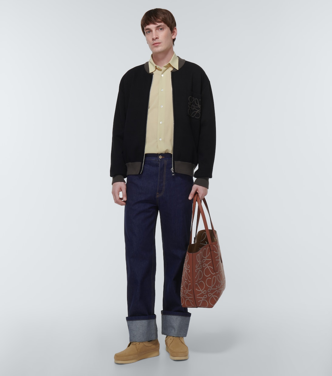 Jeans Fisherman con bajos vueltos | Loewe