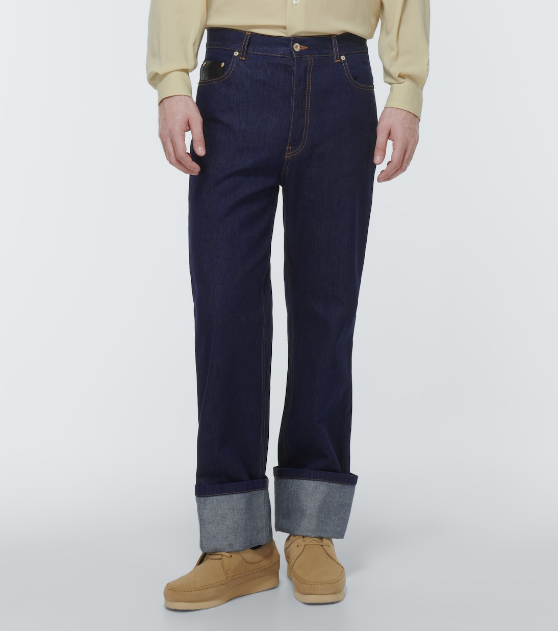 Jeans Fisherman con bajos vueltos | Loewe