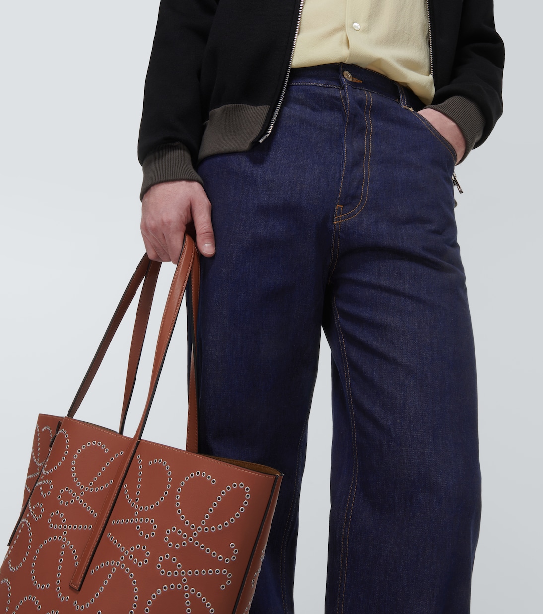 Jeans Fisherman con bajos vueltos | Loewe