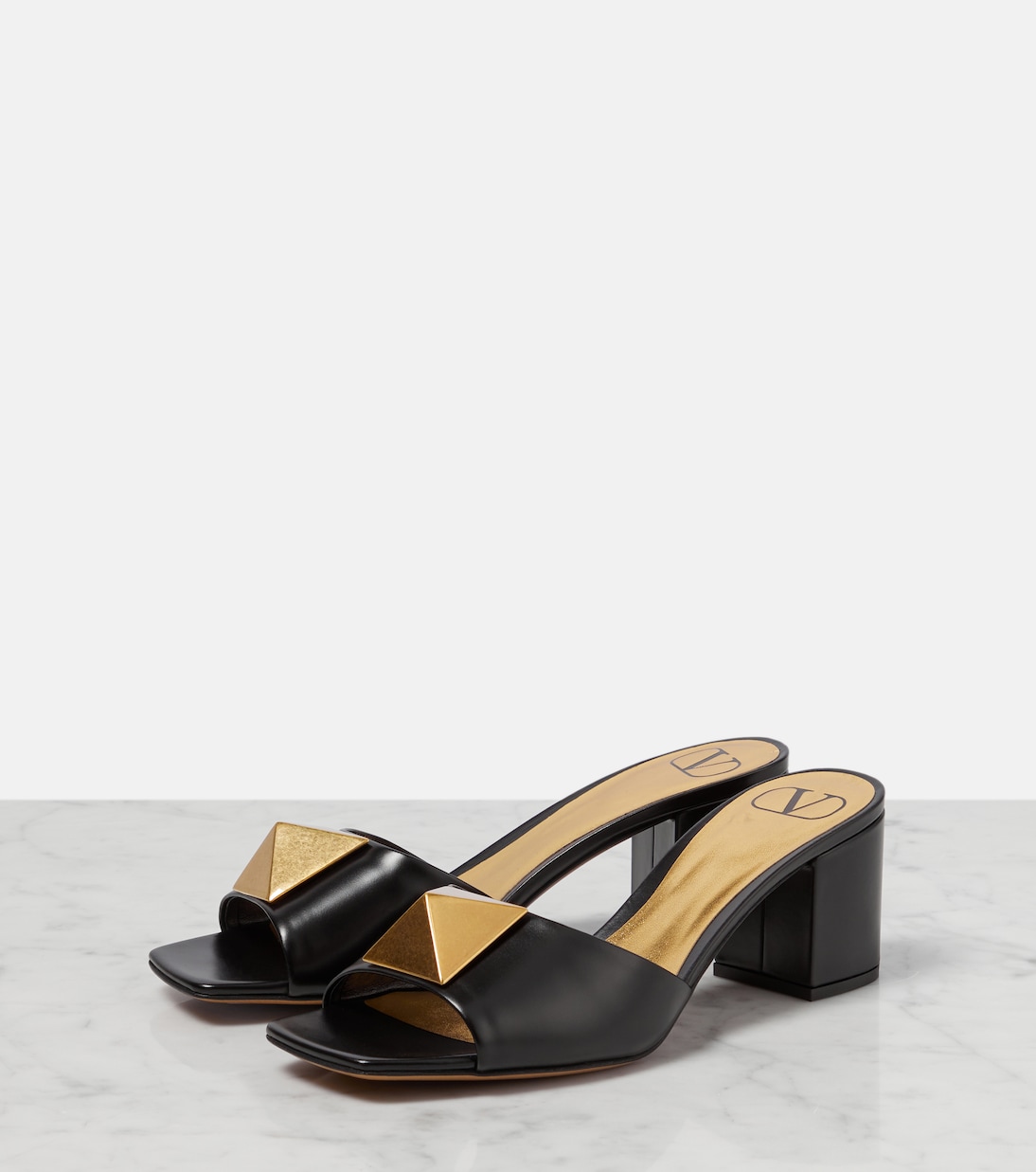 Sandali One Stud in pelle | Valentino Garavani