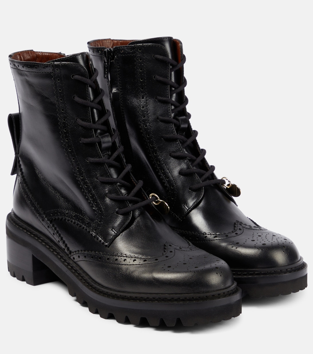 Ariia leather ankle boots | See By Chloé