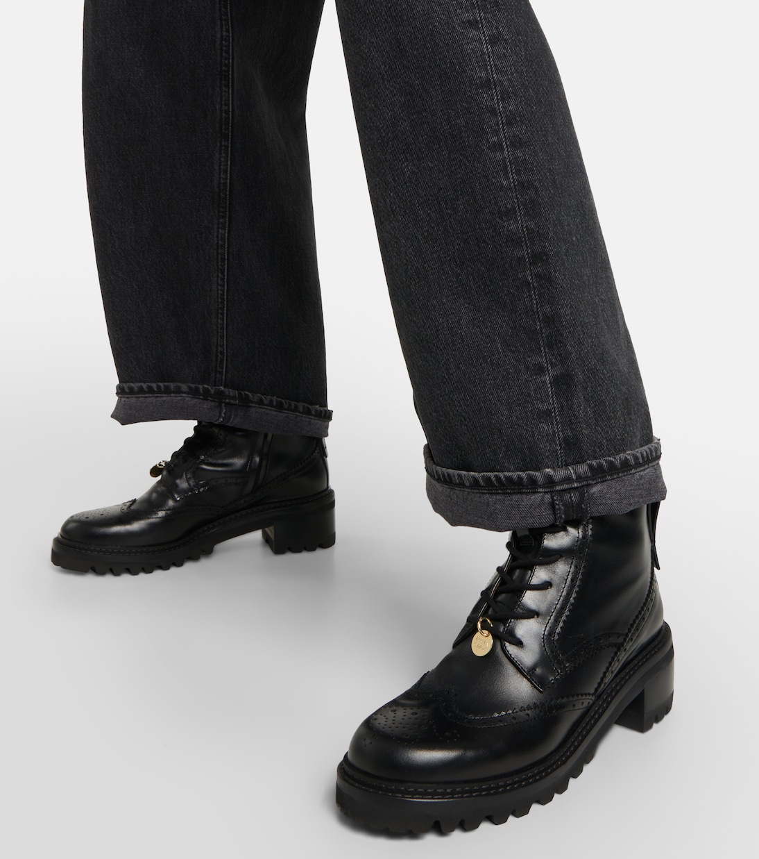 Ariia leather ankle boots | See By Chloé